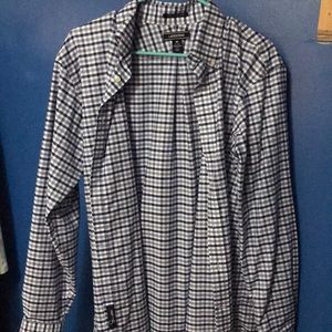 Lands End Oxford Size Large. Neck 15-15 1/2
